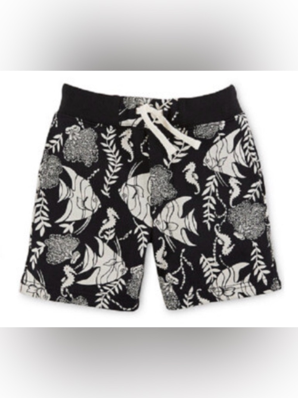 RALPH LAUREN Baby Boy Tropical Fish Print French Terry Shorts - 6M